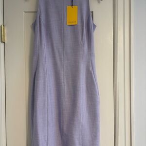 MM Lafleur Lilac Sheath Midi Dress